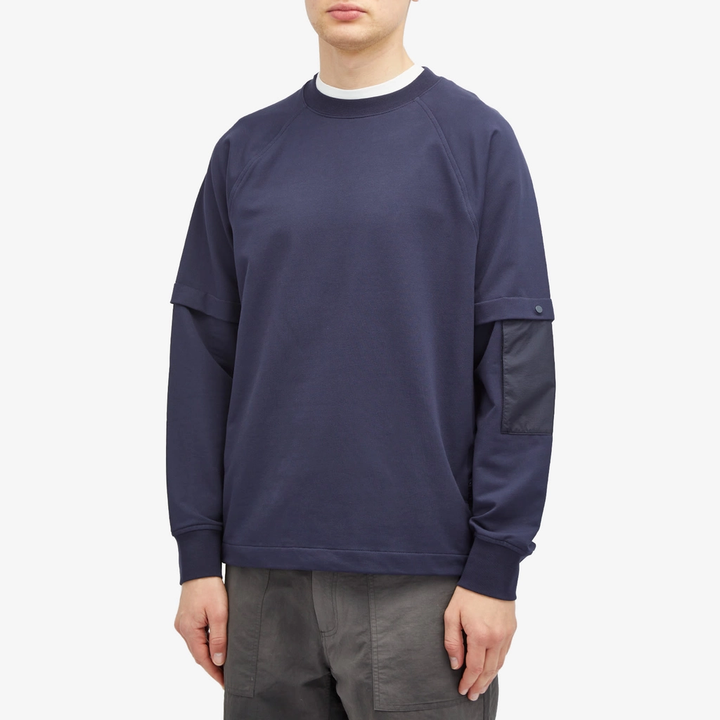 CP Company Men's Metropolis Crew Neck Sweatshirt Sky Captain